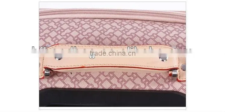 Cabin size soft luggage suitcase rolling trolley bag