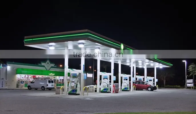 DLC listed 5 years warranty 2015 factory wholesalel high quality LED canopy light 90w