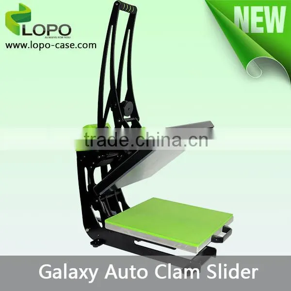NEW Arrival Galaxy Auto Clam Slider Heat Press Machine for T-shirt printing