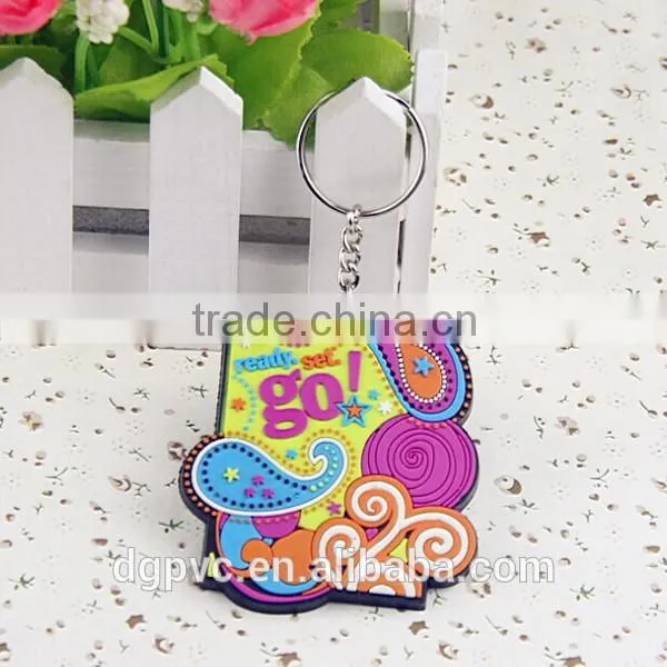 Wholesale 2015 Promotional PVC custom volkswagen keychain