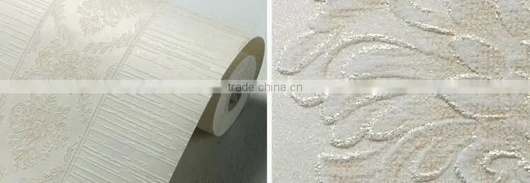 fireproof interior embossed self adhesive home wallpaper