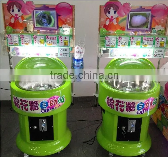 Hot sale DIY cotton candy vending machine
