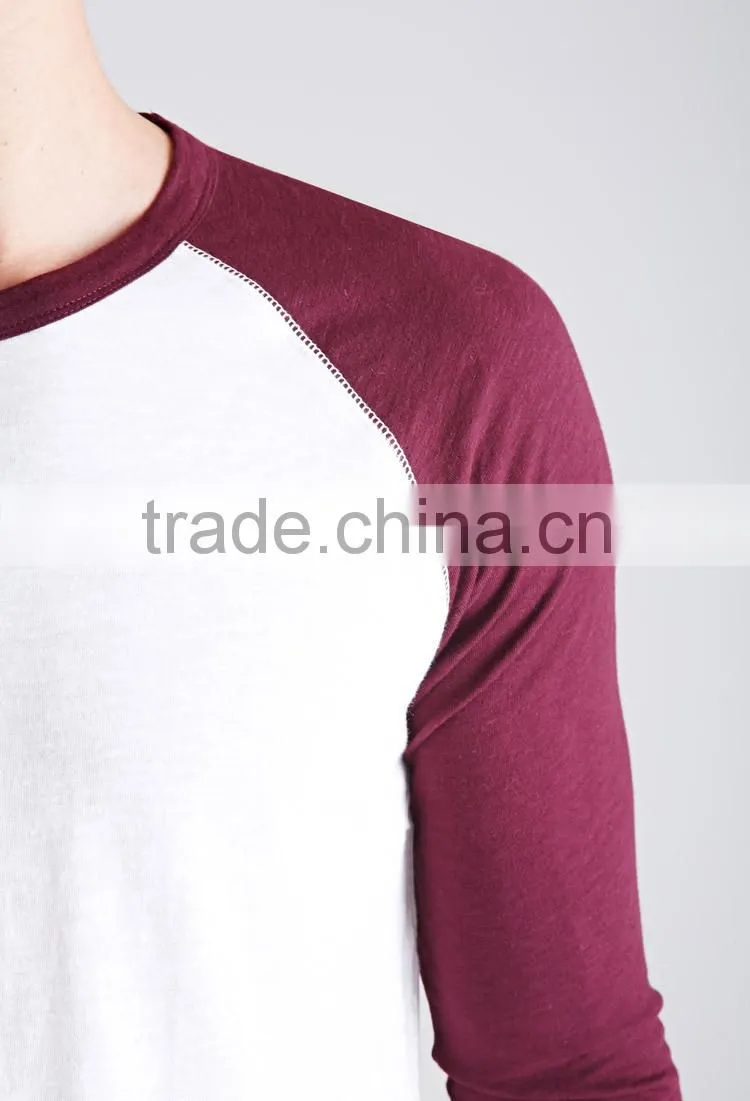 3/4 sleeve raglan t-shirt Customize New Design