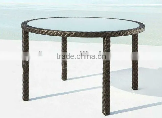 outdoor & indoor auminum rattan side table