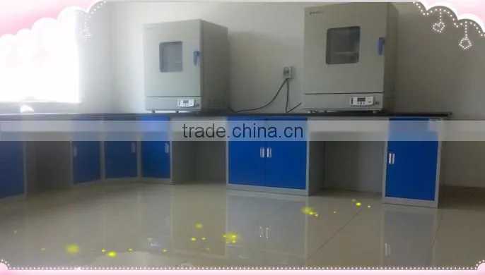 Commercial use experiment furniture stainless steel lab wall bench