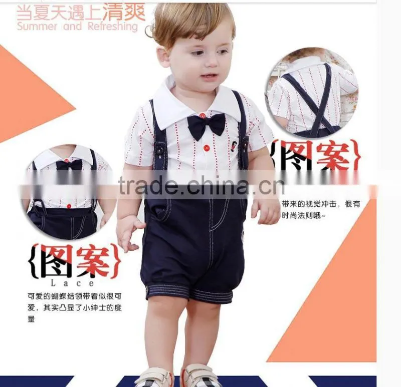 The decimal point Baby Bib Kids Summer Cotton Shorts denim pants boy cartoon children summer thin section