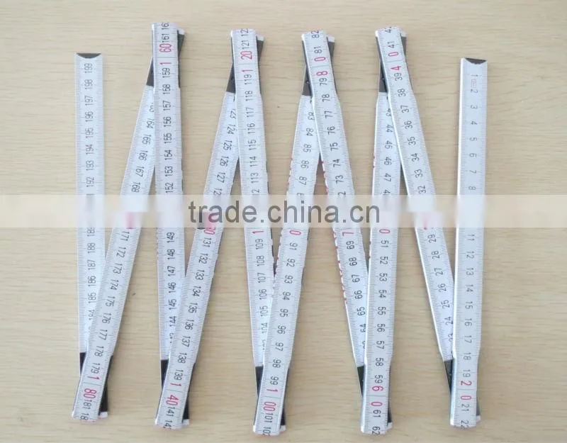 2m wooden folding ruler