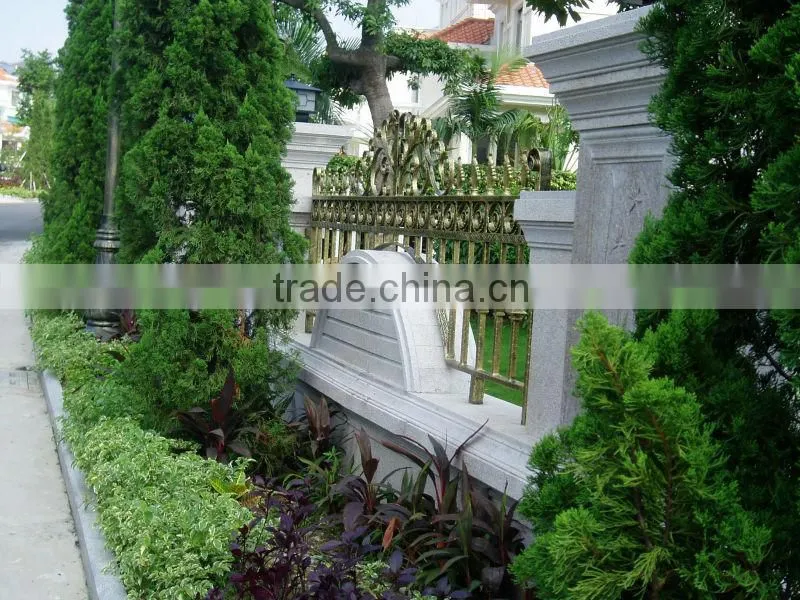 2015 Top-selling hand forged rod iron balcony fence