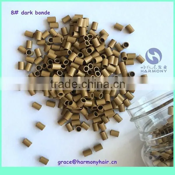 WHOLESALE STOCK straight copper micro ring 3.0x2.4x4mm non flared copper micro links 7 colors in stock