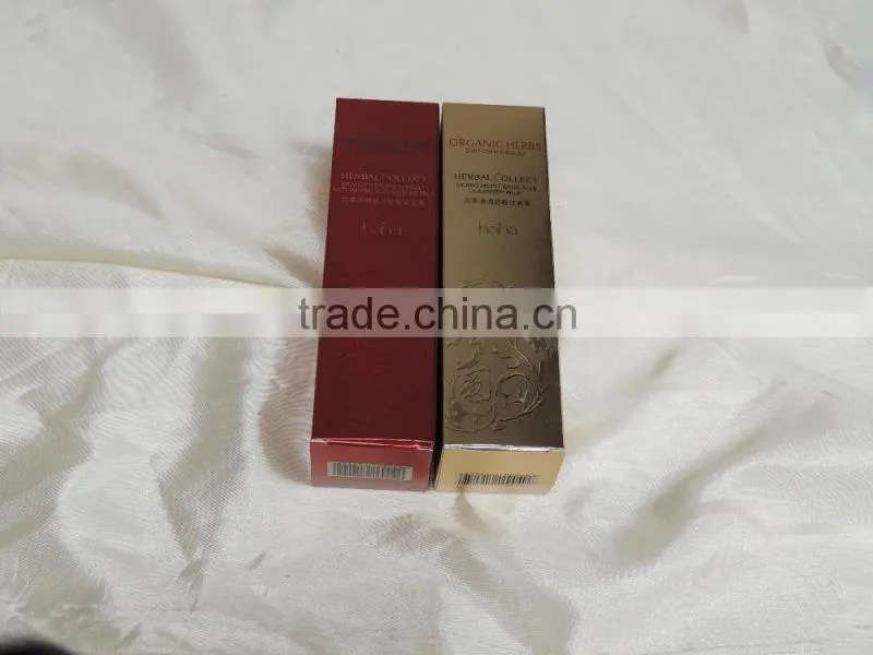 accept custom order paper box with embossing