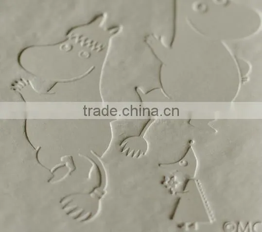 Ecological Moomin plate with Non-wood pulp simple design
