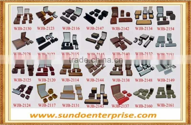 PU leather jewelry trade show displays