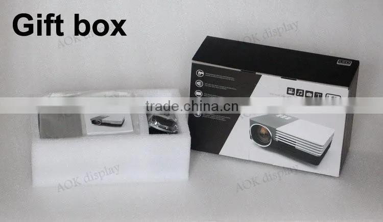 GM50 New arrival Portable multimedia projector mini video Projector home theater HDMI VGA AV SD LED Projector cube projector