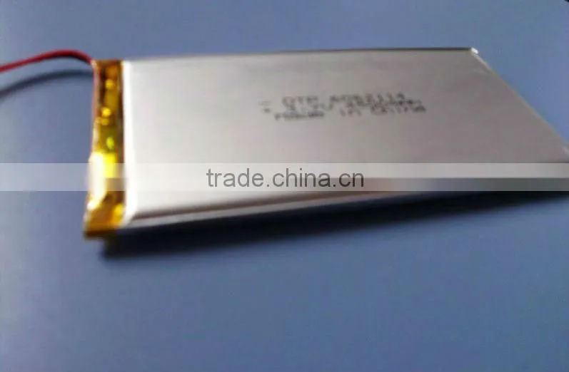 3.7V, 5200mah Tablet PC battery 1043150EP