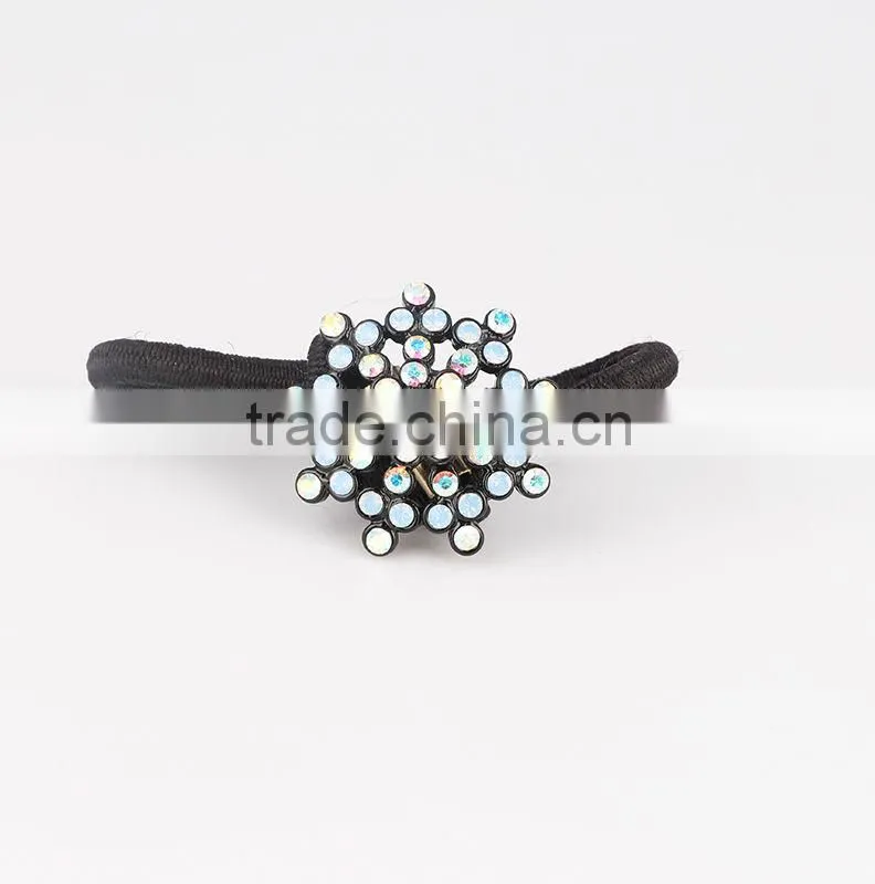 Rhinestone crystal Elastic hair scrunchie , chinese hair accessories