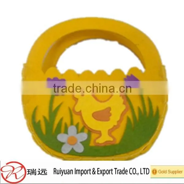 Hot sale!!! Lovely and creative Felt Easter bag for kids from China