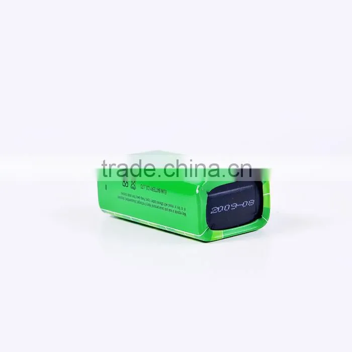 Heavy duty 6F22 9v battery 006P