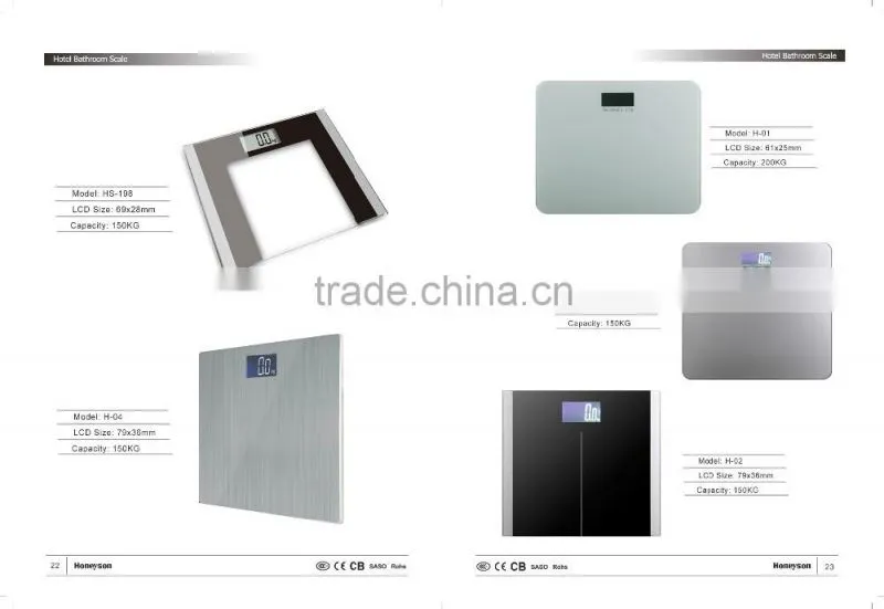 Professional 396lb hotel digital bathroom Body scales