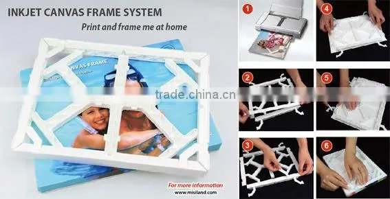DIY canvas frame, inkjet printer
