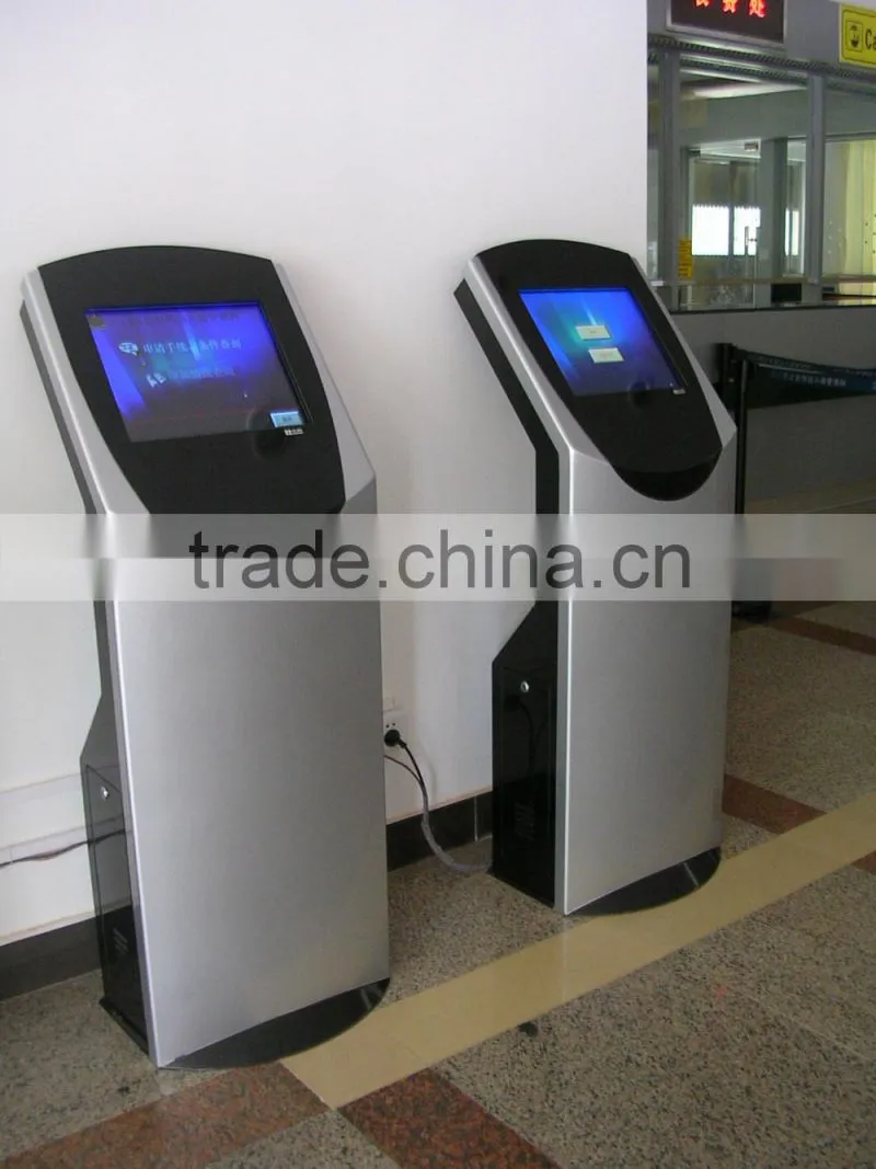 18.5" Bank Information Print Standing kiosk
