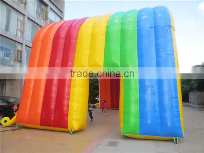 gaint rainbow tent inflatable tent for advertising