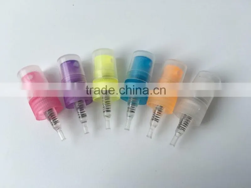 Personal care 12mm plastic perfume mist spray