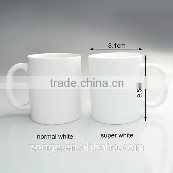 11oz super white mug coated for sublimation