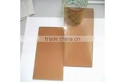 Bronze color tinted float glass/building glass with factory price for building
