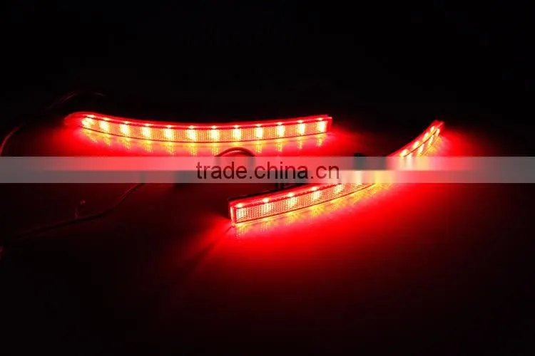 KEEN 12V for 2012-2015 tiguan tail light 6W led tail lamp car rear bumper reflector light for VW tiguan taillight