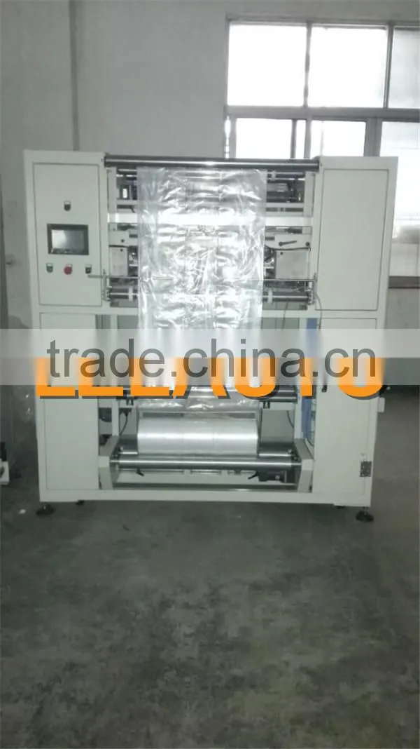 Full automatic plastic bag insert machine