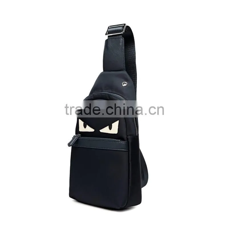 New design factory custom promotional men high quality nylon messenger bag