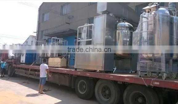 Stainless steel electric heating emulsifying tank with homogeneous mixer