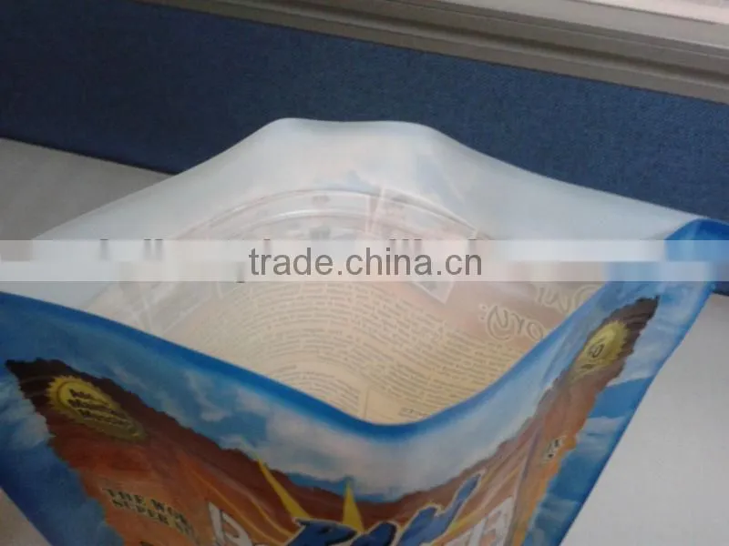 New!stand up pouch with zipper for food packaging