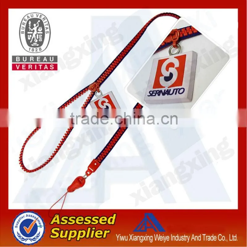 2014 Custom Fashion lanyard with zipper pouch