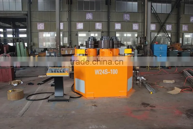 Krrass Brand W24S-100 round hollow steel pipe bending machine