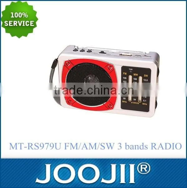 Hot selling new model 3 band radio usb