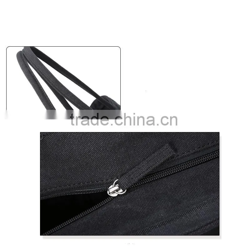 Wholesale fashionable high quality cheap style heavy canvas tote bag GW769