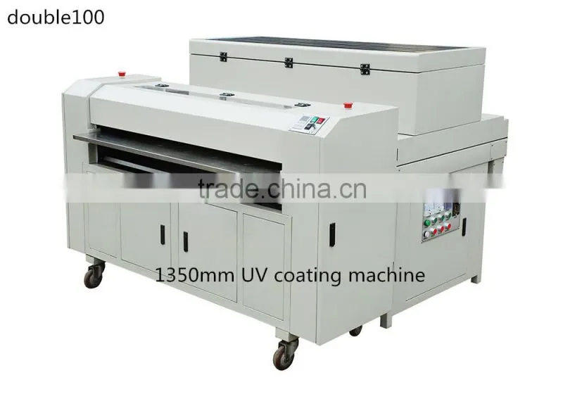 Chinese most postpress euipment manufacturer coating machine with IR bulb or UV bulb