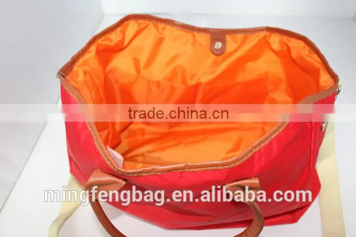 Wholesale Costom High Quality Fashionable Waterproof 600D Oxford Tote and Shoulder Women Bag