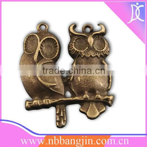 Fashion jewelry,Qrigami Owl pendat,2014 fashion charm