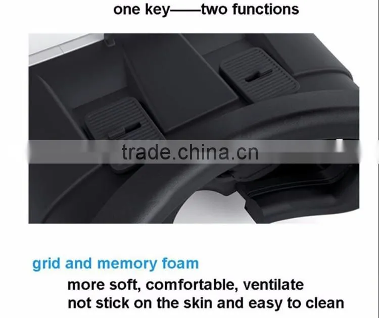 Hot Selling Virtual Reality Glasses Case Plastic Google Cardboard 3D VR BOX 2.0 Adjustable 3D VR