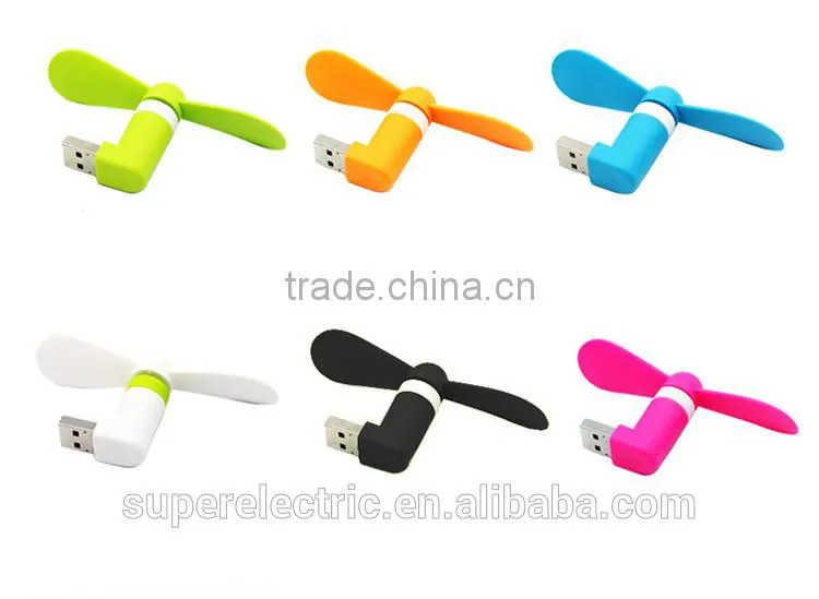 High quality cute design cartoon usb fan wholesale cheap portable plastic mini usb fan