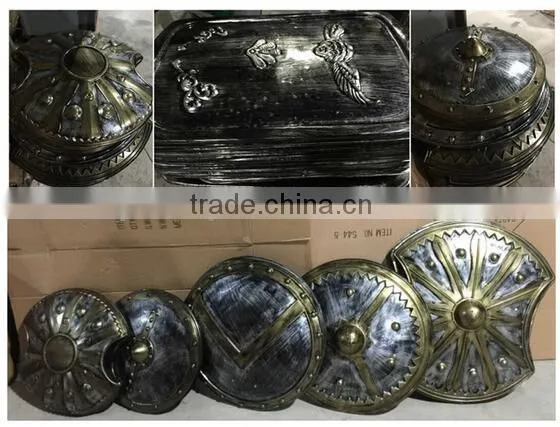 European Medieval Shield Ancient Greek Knight Shield Plastic Toy Shields:Lion
