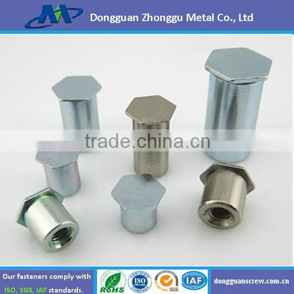 Stainless Steel Pressure Rivet Self Clinching PEM Stud Nut Standoff