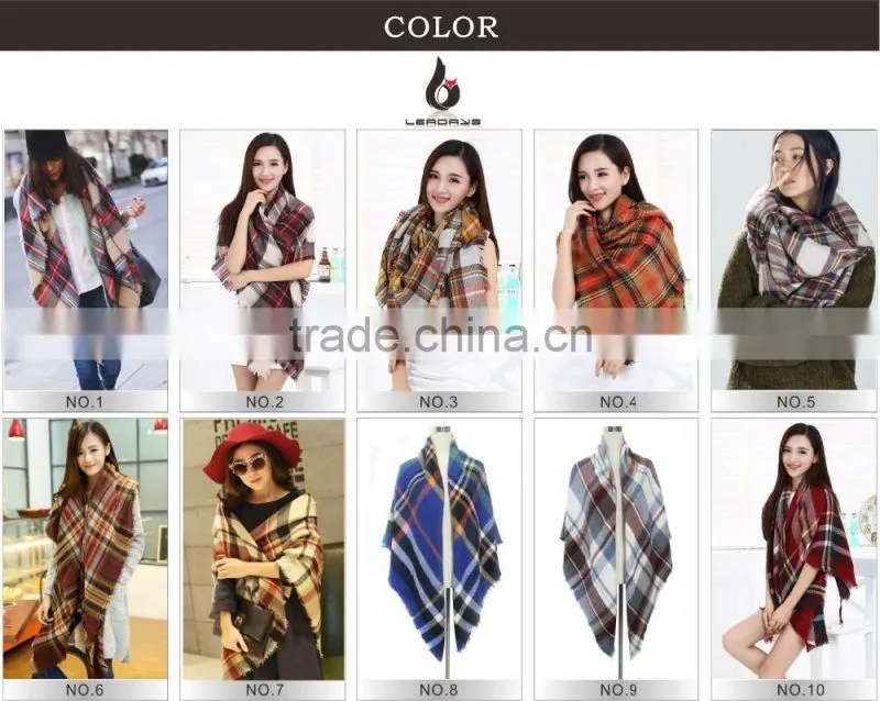 brand name fashion stripe 2015 wool scarf