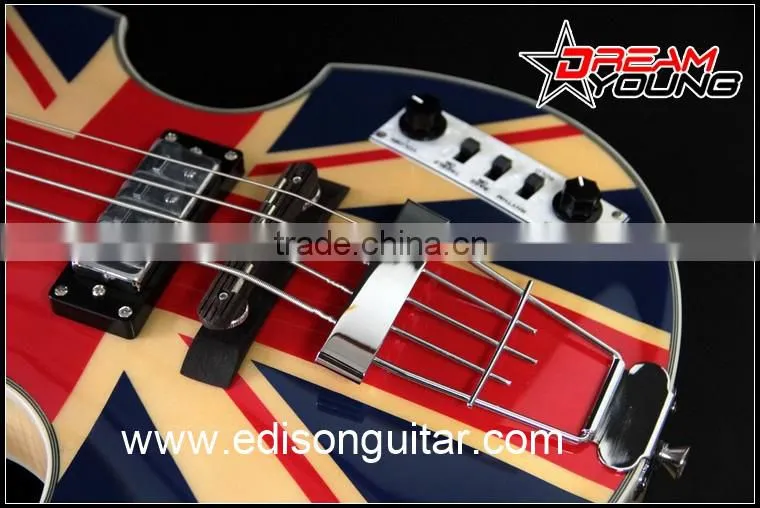 DS-EB6014 Top Stick HD Photo Flamed Maple Bass Guitar Korea
