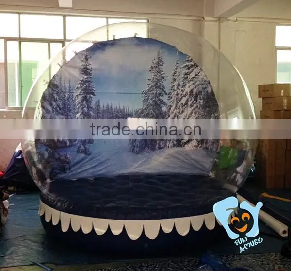 Customize Giant Inflate Snow Globe Christmas
