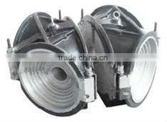 Workshop wye fitting machine for platsic pipe angle