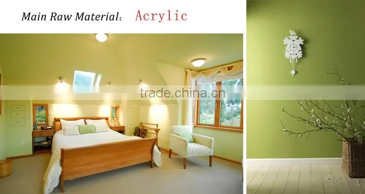 Seamless interior wall paint