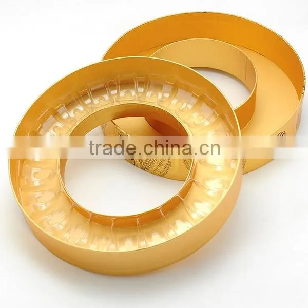 Custom High End Annular Donut Biscuit Dessert Chocolate Packaging Box